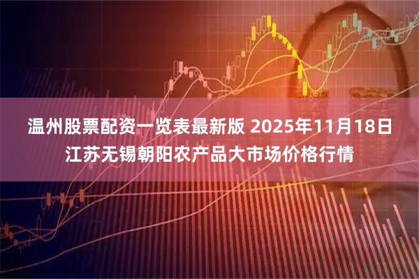 温州股票配资一览表最新版 2025年11月18日江苏无锡朝阳农产品大市场价格行情